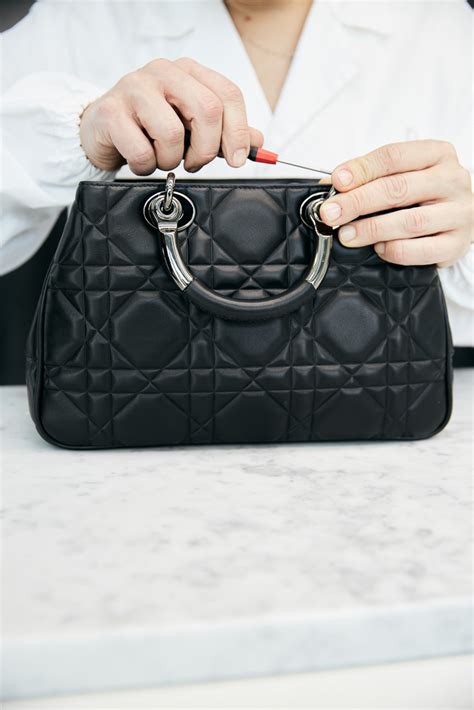 boucle lady dior|An Inside Look at the Making of the New Dior Lady 95.22 Bag.